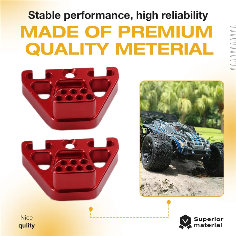 

AS96-RC Car Upgrade Front And Rear Shock Absorber Brackets Kit For 1/10 YK4106 YK4107 RC Car Upgrade Accessories