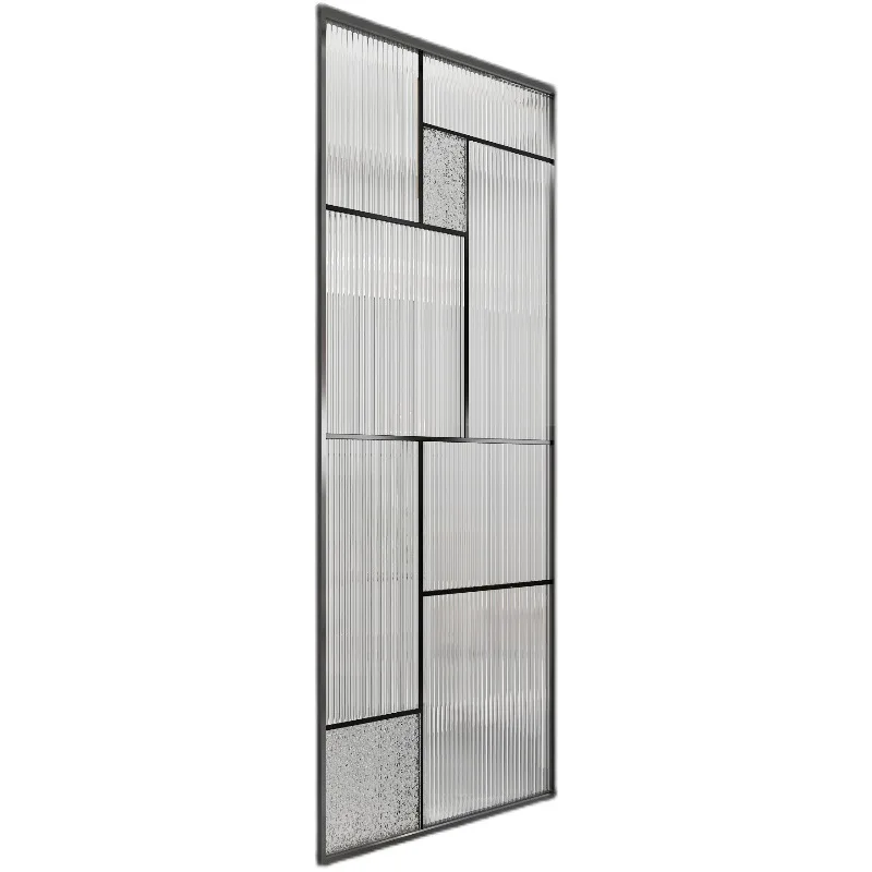 

Nordic, light luxury, home entry, partition, glass, home, living room, washstand, art, screen