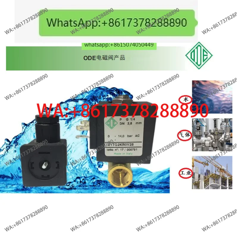 Original spot Italian ODE two-way direct-acting solenoid valve 21TG2KR0V28
