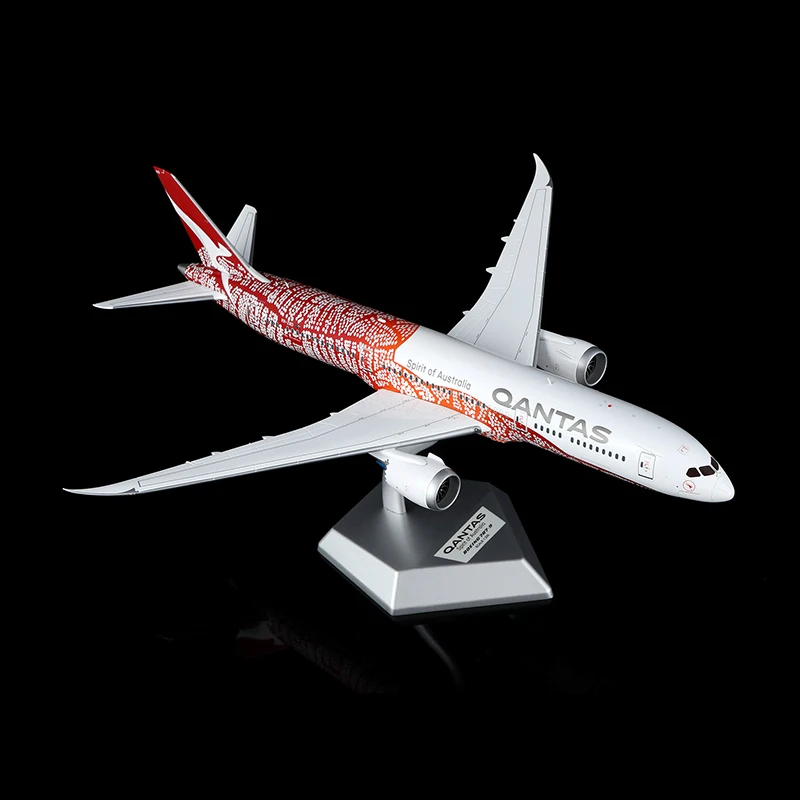 L2129 سبيكة تحصيل طائرة هدية أجنحة SQ 1:200 Qantas الخطوط الجوية "Dreamliner" بوينغ B787-9 دييكاست نموذج طائرة VH-ZND #3