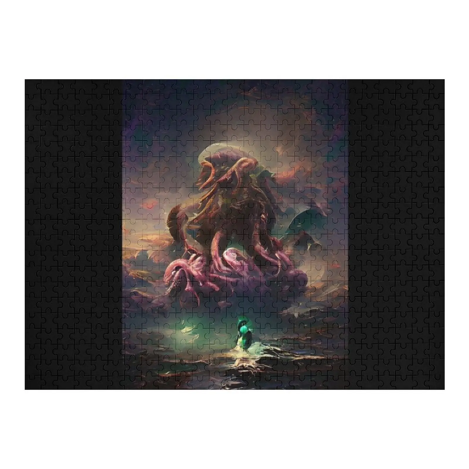 

Summoning Cthulhu Jigsaw Puzzle Personalized Photo Gift Custom Gifts Custom Custom Child Puzzle