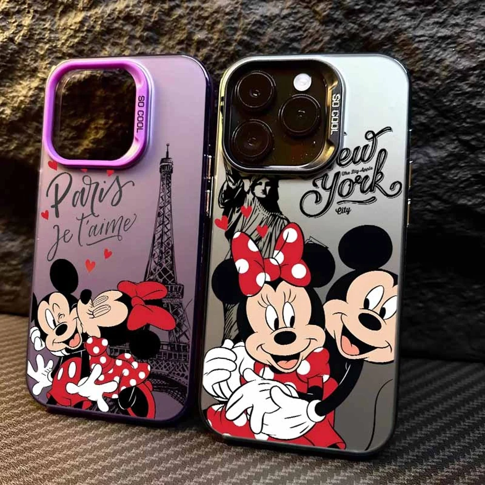 Etui na telefon Apple iPhone 17 Air 16E 16 15 14 13 12 mini Pro Max Plus z motywem Myszki Miki i Minnie…
