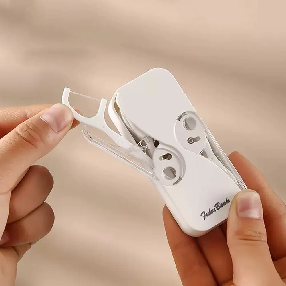 

Floss Storage Box Floss Box - Mini, Convenient, Reusable - Suitable for carrying dental floss outdoors