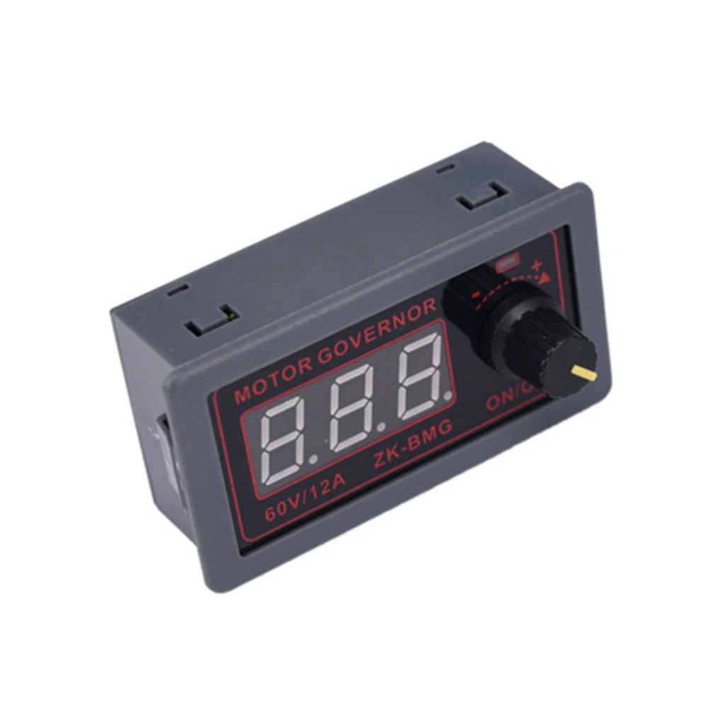 

ZK-BMG DC 9-60V 12v 24v 36V 48V 12A DC Motor Controller PWM Adjustable Speed Digital Display Encoder Duty Ratio Frequency