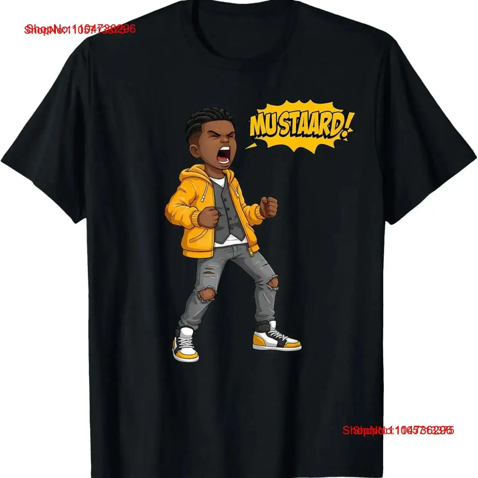 Mustard Bold Statement Funny Urban Style Design T Shirt vintage Washed Stretched Top For Everyday Wear Casual vintage Washed