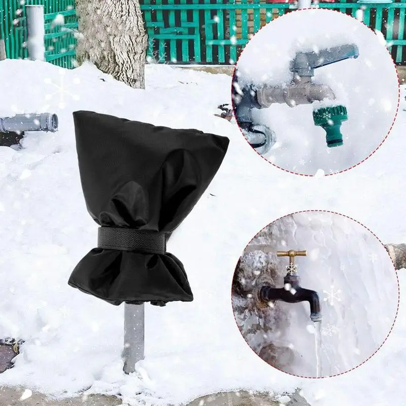 Outdoor Faucet Cover Outside Anti-Freeze Tap Faucet Socks Reusable Outdoor Faucet Socks Waterproof Outside Water Spigot Covers