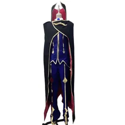 2024 Cosplay Lelouch of the Rebellion Zero Cosplay Purple Mens Code Geass Cosplay Costume