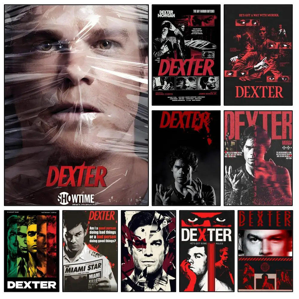 Series D-Dexter Morgan Dark Passenger Poster Waterproof HD Modern Peel And Stick Wall Decor Bedroom Living Room Dorm Office