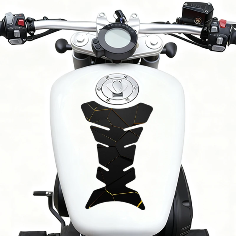 

2 штуки в комплекте, наклейка на топливный бак мотоцикла, геометрические линии, защитная пленка от царапин, виниловая наклейка для защиты материала.