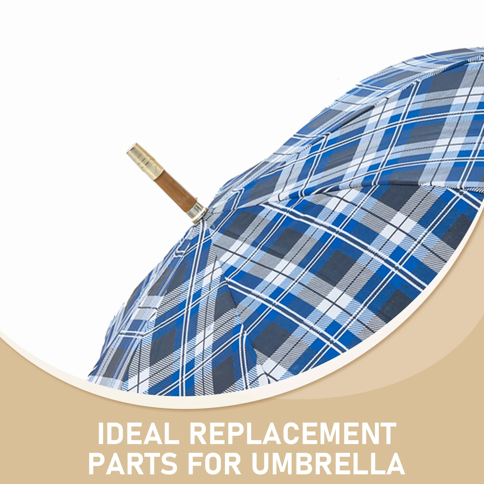 2 قطعة استبدال الغطاء في الهواء الطلق عصا مظلة نهاية غطاء أطراف إصلاح دائم العالمي صالح لملحقات مظلة مقبض طويل #6