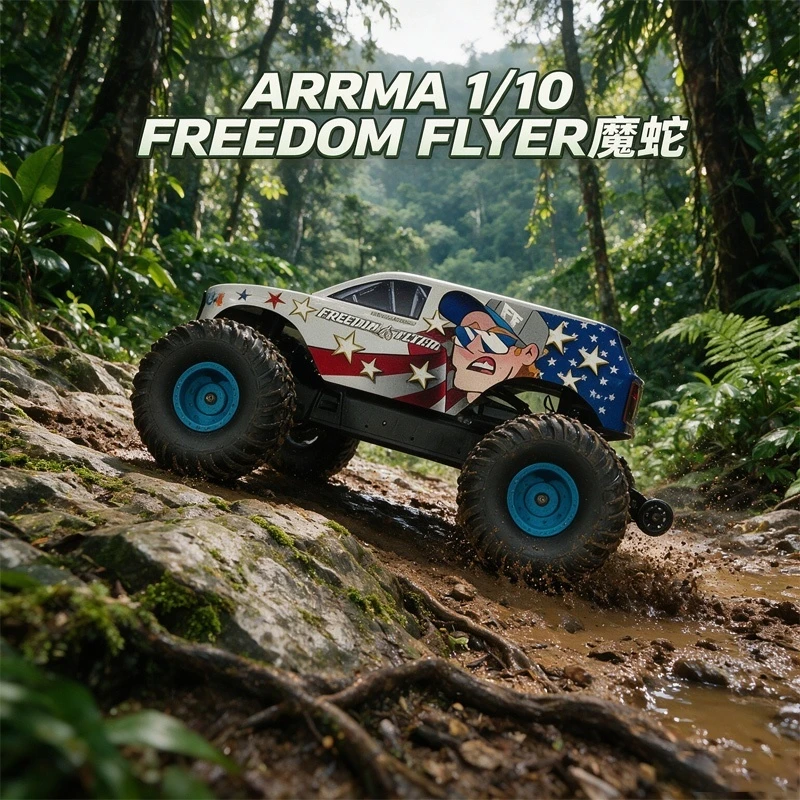 Arrma Rc Monster Truck 1 10 Freedom Flyer Brushless Rear Drive 2 3s Blx Dsc Technology Rtr Electric Off Road Car