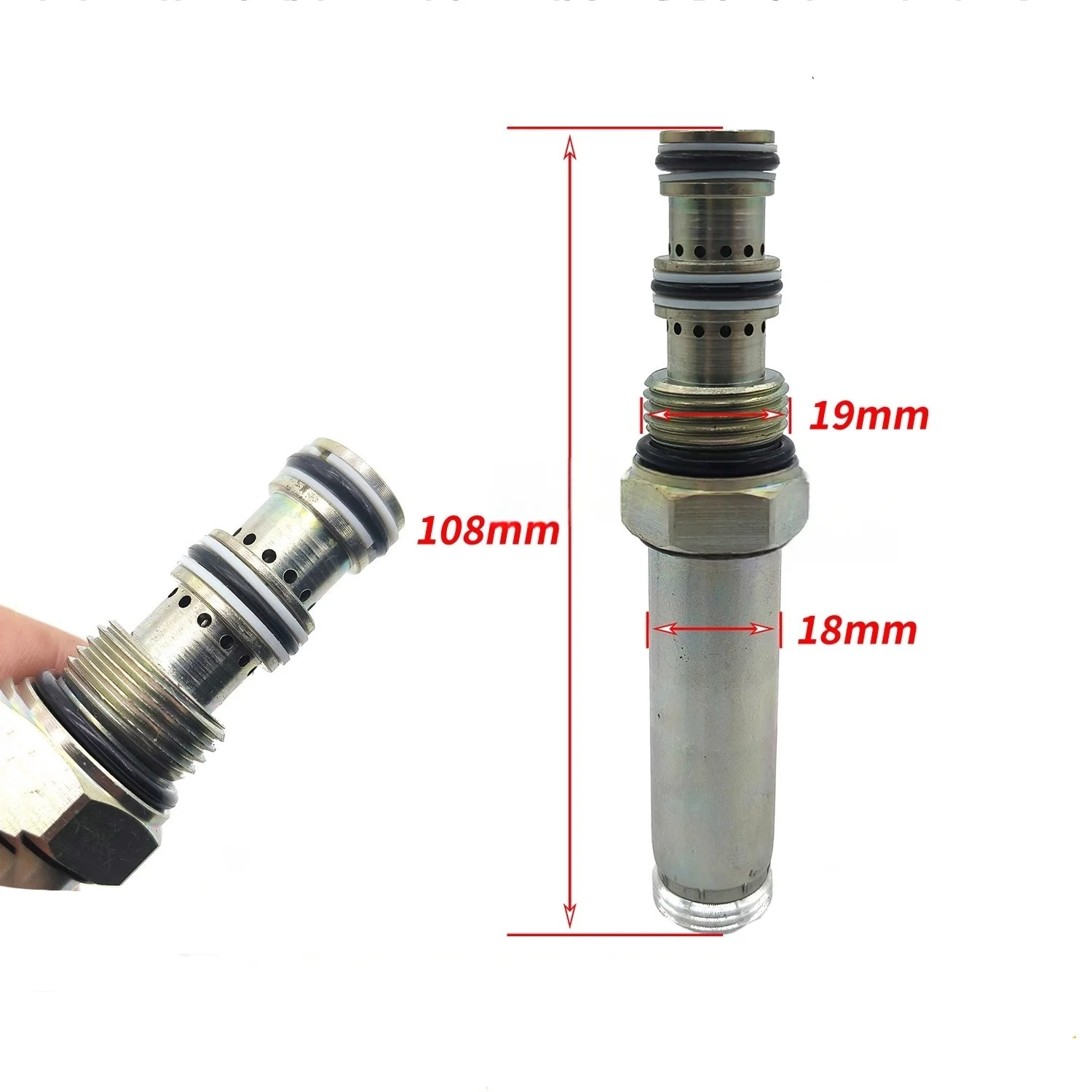 

Новая катушка и шпиндель пилотного электромагнитного клапана для современных экскаваторов R60, 80, 150, 215, 225-7