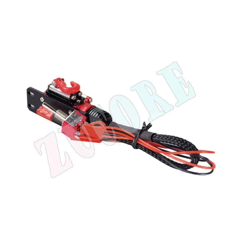 SCX10 Kletterauto Modell Zubehör Winde 1/10 Geländewagen elektrische Winde Zubehör Simulation Kletterwinde