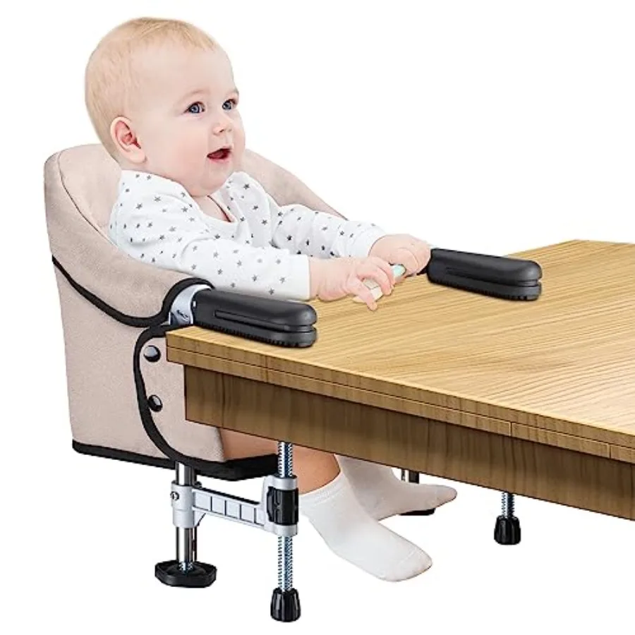 

Hook on Chair Portable Clip on High Chair Use at Most Tables Table Attached high Chair with Carry Bag Fast Table Chair Travel F