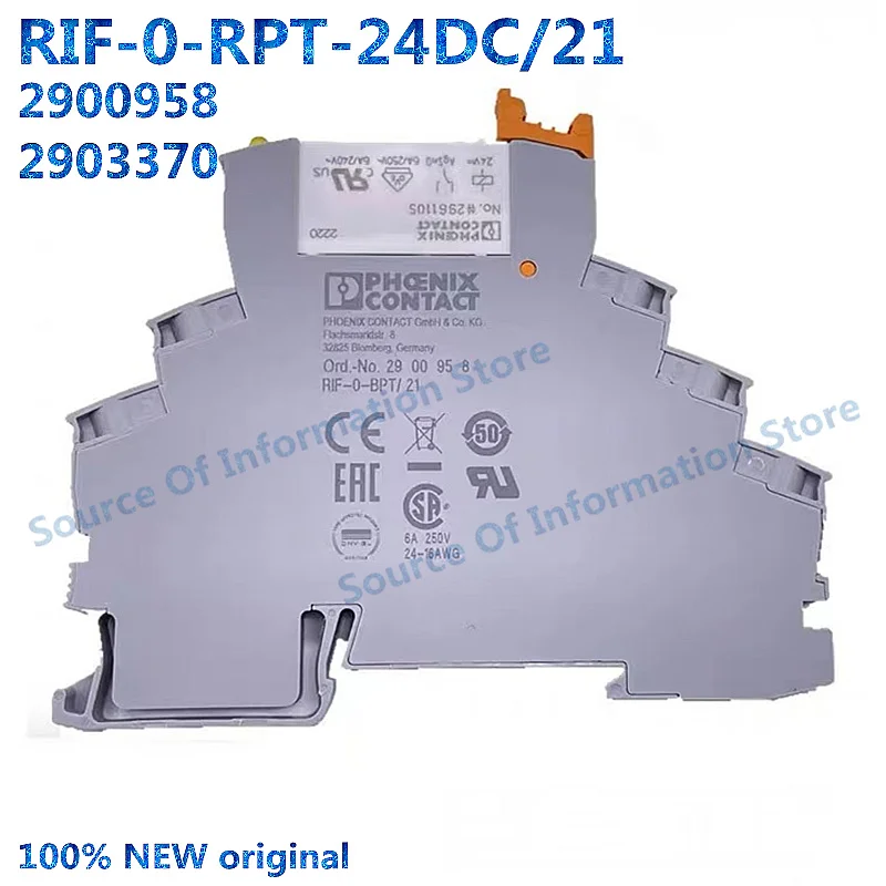 

RIF-0-RPT-24DC/21 Phoenix Relay Ord.No 2903370 2900958