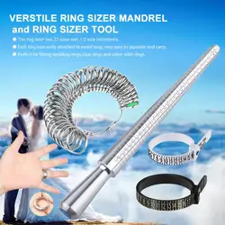 Ring Sizer Finger Measure Gauge Invisible Ring Size Adjuster Men Womens Jewelry Professional Accessories Tools Full Set