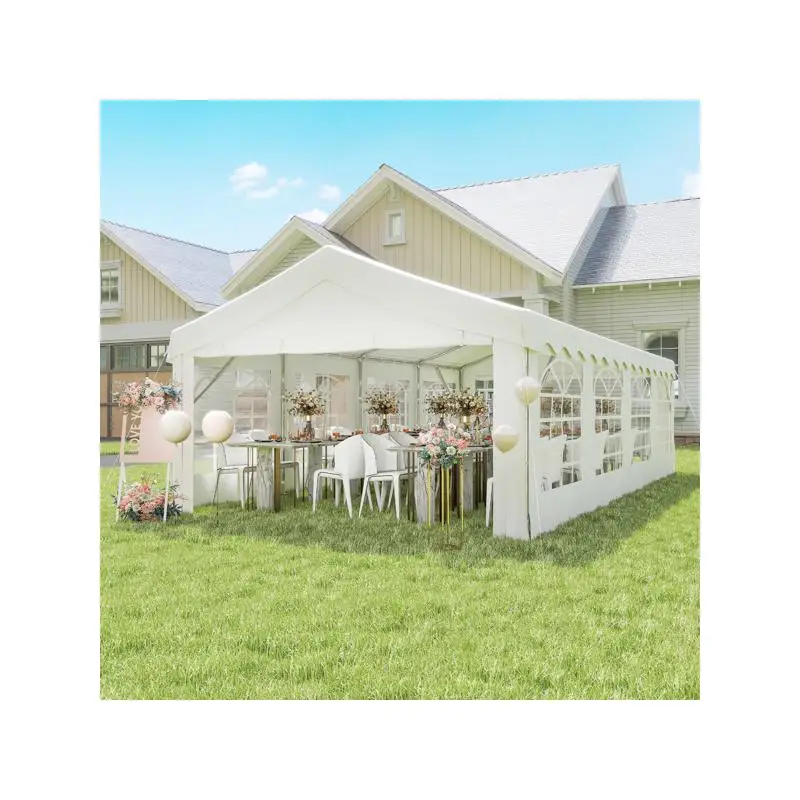 

Портативный навес для палатки для вечеринок на открытом воздухе для мероприятий, свадеб и собраний — простой набор и прочный дизайн