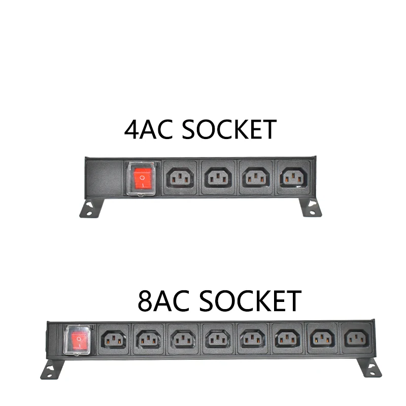 

Удлинитель PDU, стойка для сетевого шкафа, порт C14, настольная розетка C13, 1-10AC, двойной переключатель, беспроводная розетка