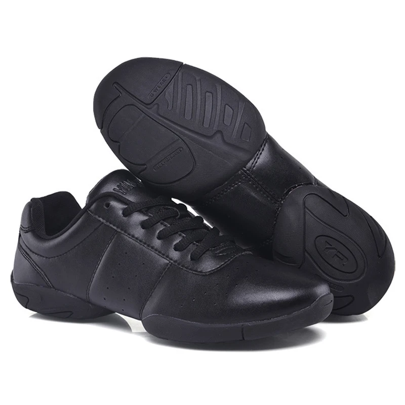 Scarpe da ginnastica per bambini scarpe da aerobica competitive per bambini scarpe sportive da fitness con fondo morbido Jazz scarpe da ballo quadrate moderne Feminino