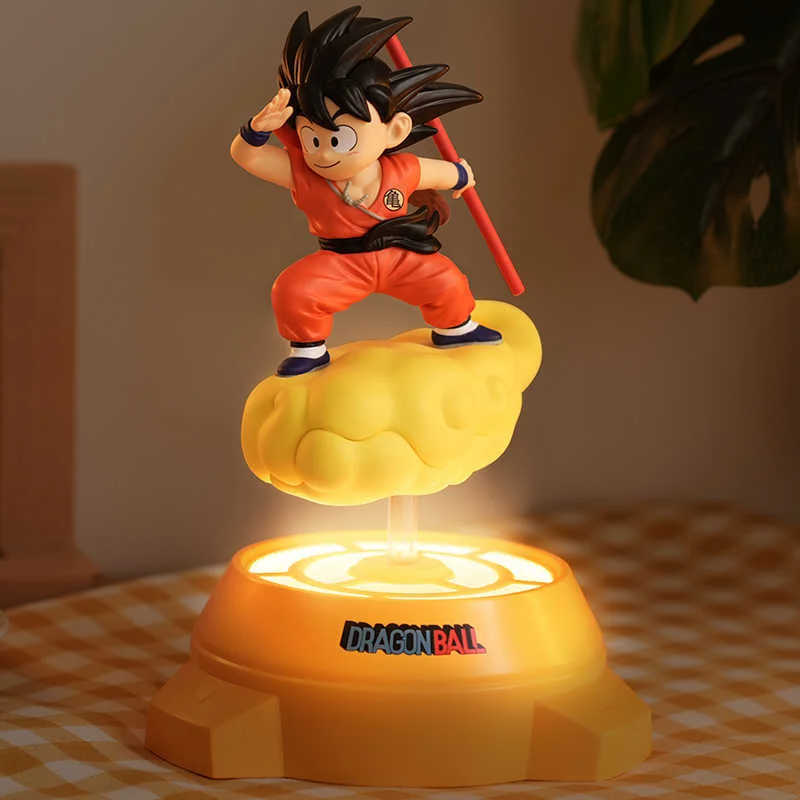 ドラゴンボールフィギュア ランプ 回転するドラゴンボールのキャラクター,常夜灯,オリジナルの悟空
