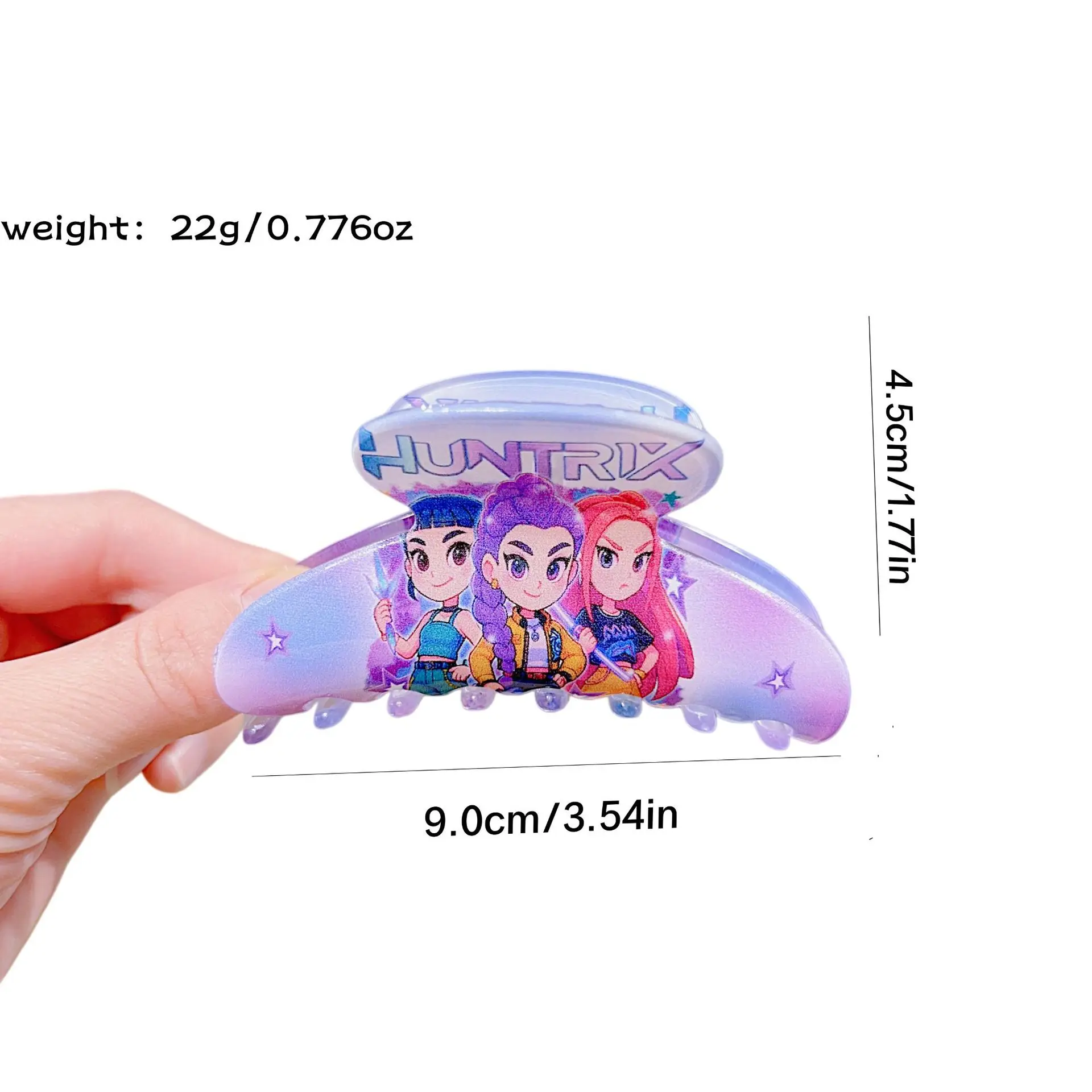 2026  HOT  New Anime Hair Clips Hunting Witch Group Claw Clips Cute Plastic Hair Accessories Stylish Gifts For Kids And Girls - view 6