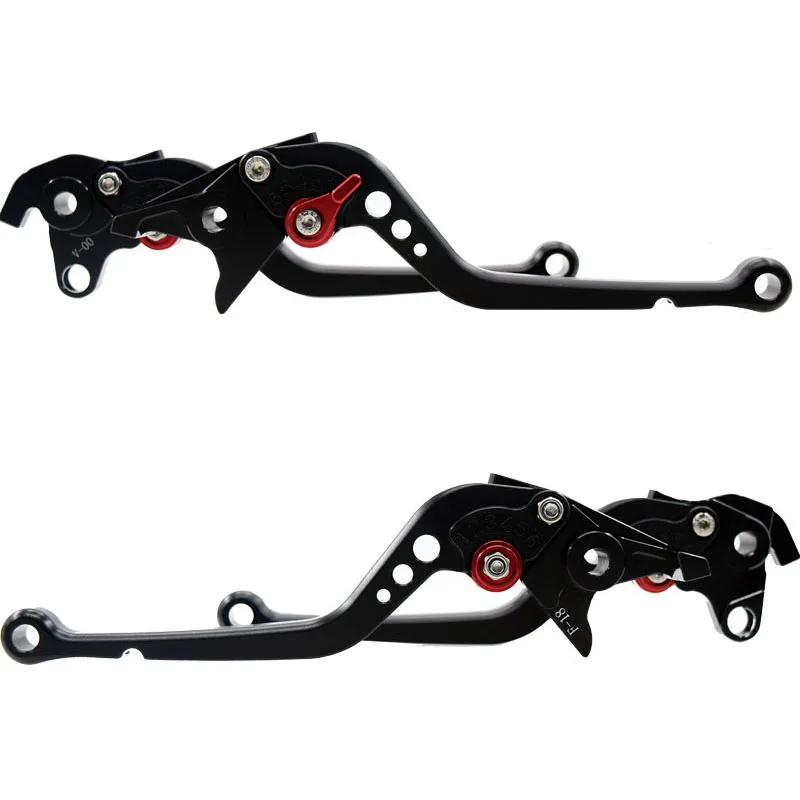 For Suzuki GSXR 600 / 750 1996-2003 GSX R1000 GSR750 GSX-S750 TL1000S SFV-650 SV650 X / S DL 650XT V-Strom GSR 600 ABS GW250 RV200 Motorcycle Adjustable Long Black Coat Brake Clutch Levers view 5