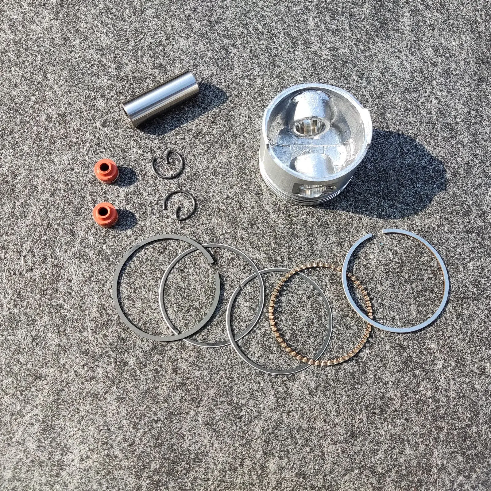 WILEBO GY6 50cc to 72cc Big Bore 47mm Preservative Cylinder Rebuild Kit for ATV Scooter Moped with 139QMA 139QMB Engine