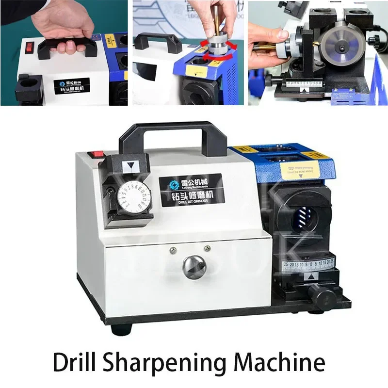 

Drill Bit Sharpener Small Drill Grinding Machine Standard Equipped With CBN Diamond Wheel Grinding HSS High Speed Steel Drill