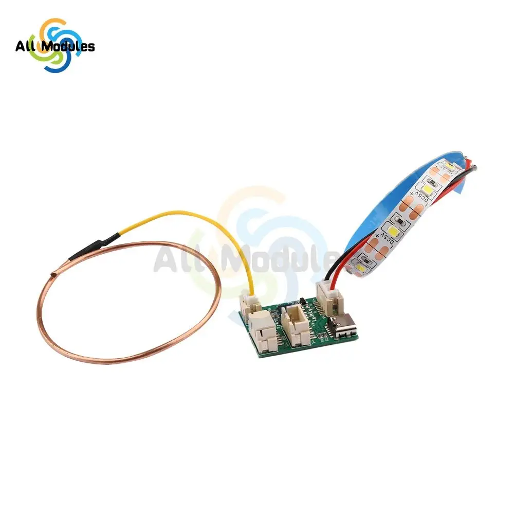 Touch Sensor Module with LEDs and Cables for Making LED Touch Sensitive Smart Epoxy River Table Top