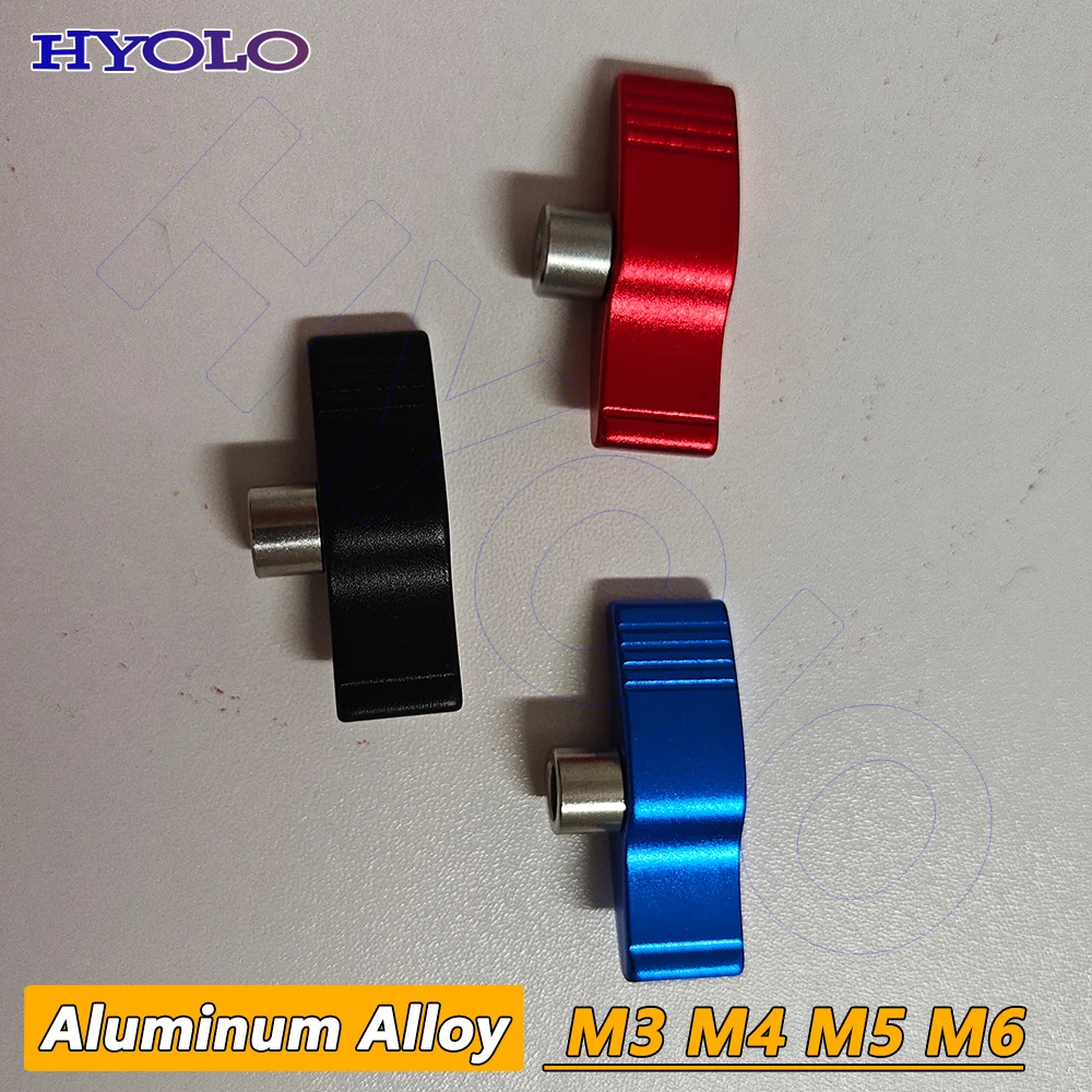 1Pcs Thumb Aluminum Alloy Nuts Adjustable Handle Clamping Knob M3 M4 M5 M6 Butterfly Shape Tighten Nut