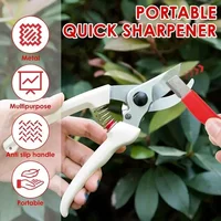 6/1PCS Quick Sharpener Alloy Steel Portable Manual Knives Grinding Sharpener Scissor Knife Sharpening Stone Kitchen Scraper Tool 5