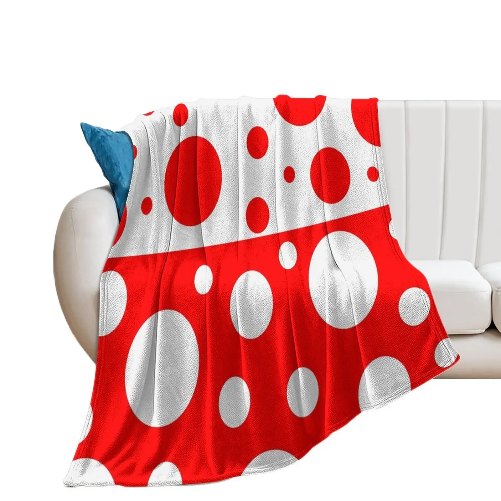 pop art polka dot pattern Throw Blanket warm winter For Sofa Thin Cute Personalized Gift Blankets