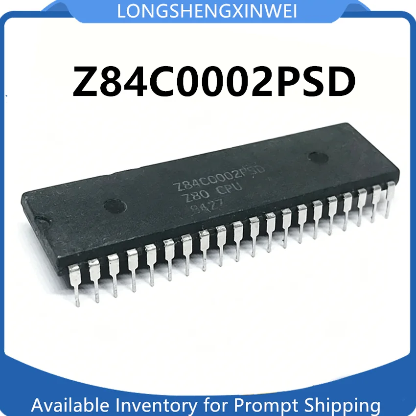 1PCS New Original Z84C0002PSD Z80 CPU Direct Insertion DIP-40 Microcontroller Chip in Stock