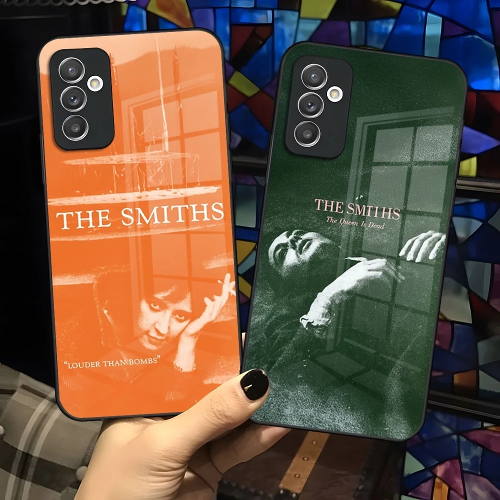 THE SMITHS Rock Ban Phone Case For Samsung Galaxy S26 S25 S24 S23 S22 S20 S21 Ultra Plus Fe Edge Colored Silver Cover
