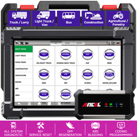 Diesel Heavy Duty Truck Diagnostic Tool Ancel X7 HD ECU Oil Reset Bi-directional 24V 12V All System OBD2 Truck Scanner