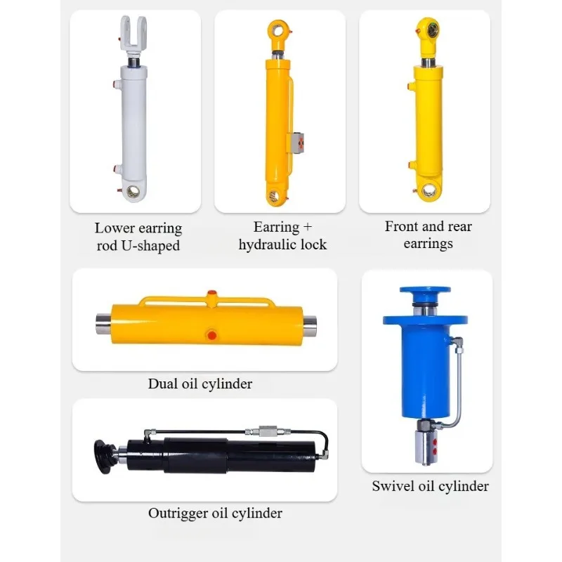5T 유압 램 실린더 복동 단일 로드 덤프 트럭 트레일러 지게차 농업용