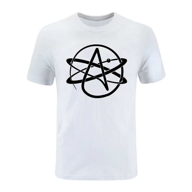 Funny Tshirt Atheist Symbol Men T Shirt FSM Pastafarian Religion Graphic Tshirts Unisex Leisure Loose Tee Ropa Hombre Camisetas