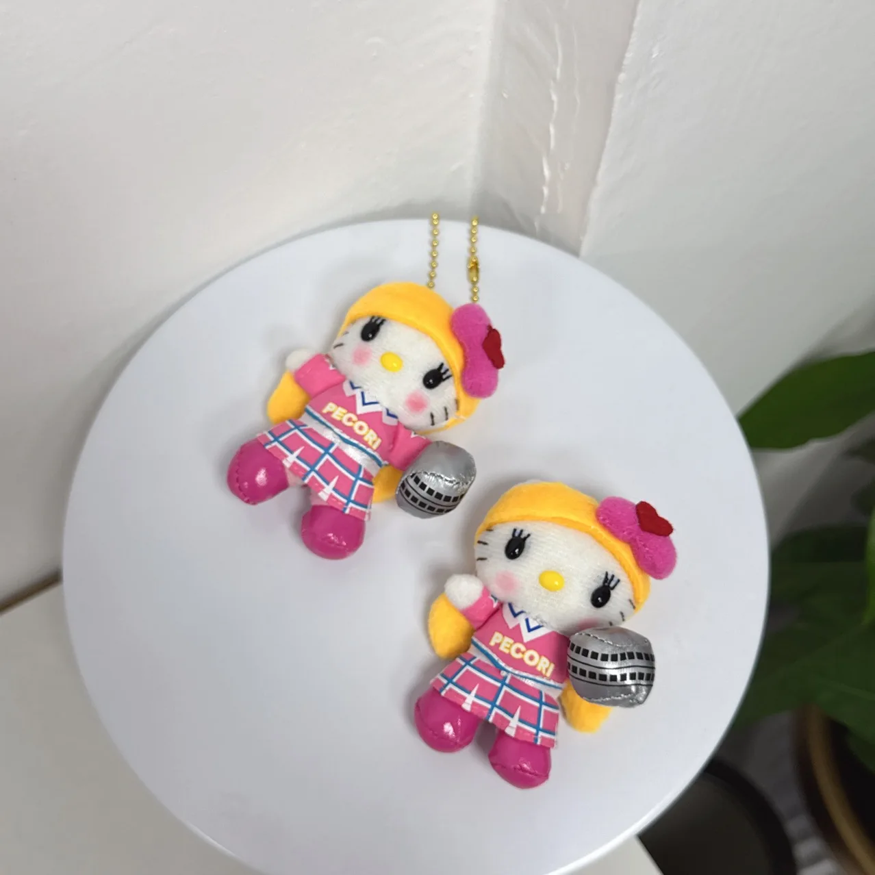 チアリーディング ダブルポニーテール ハローキティ ヴィンテージ ミニバックパック キーホルダー ぬいぐるみ おもちゃ ペンダント 日本 韓国 可愛い 女の子 ギフト