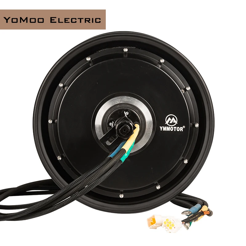 Powerful YMMOTOR ZX 12x3.5inch 8000W BLDC In-wheel Moped Hub Motor For Electric Motorcycle