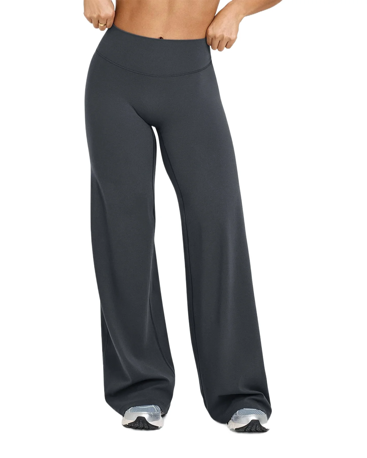 

Женские повседневные прямые брюки без логотипов, ультрамягкая ткань с маслом, одежда для йоги, осенние и зимние широкие спортивные брюки