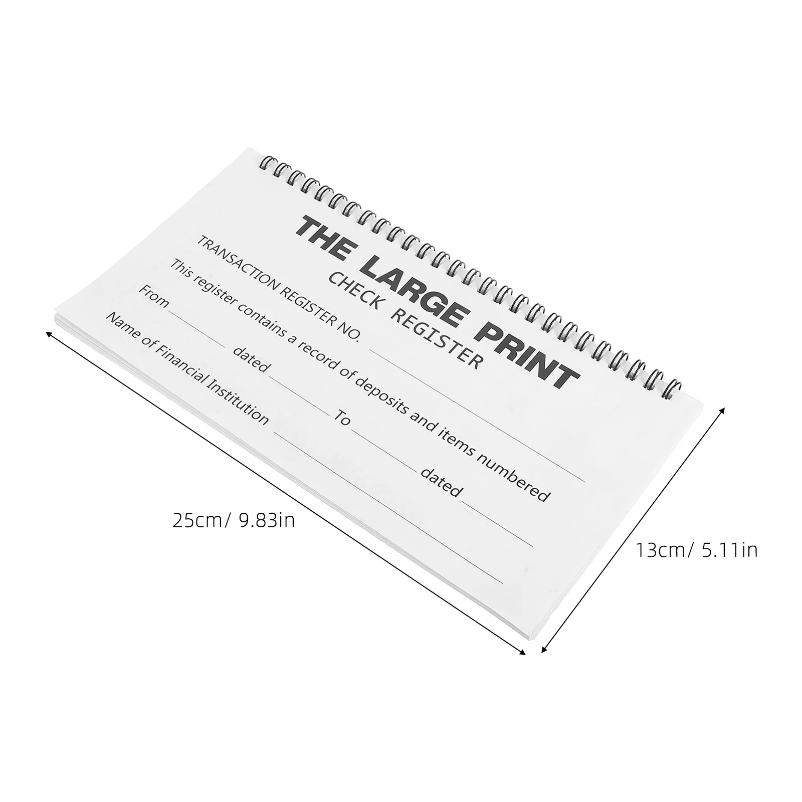 Monthly Budget Planner Expense Management Book Portable Financial Organizer Coil Binding For Personal Family Business Use