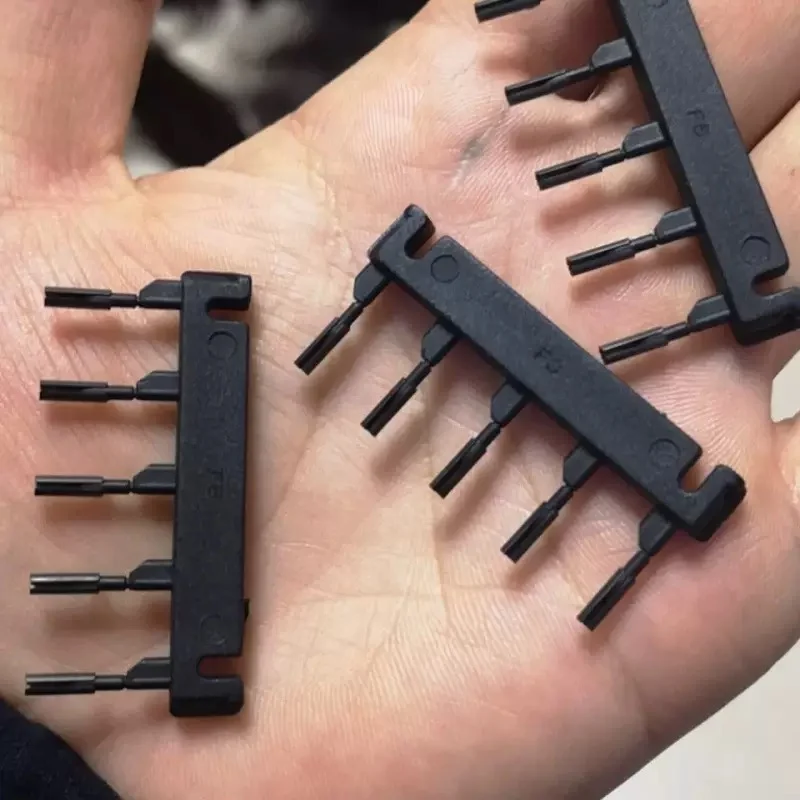 6D2 أبازيم 40 قطعة 3 ألوان الشعر التمديد أبازيم ل 6D2-آلة وصلات شعر بشرية استبدال أدوات 40 قطعة/الحزمة #2