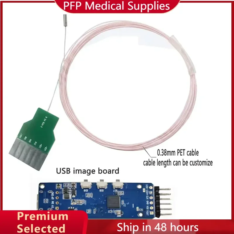 AP08 for OCHTA10 Mini USB Endoscopic Camera Module with LED Custom Connector Cable Length Support for Medical Examination