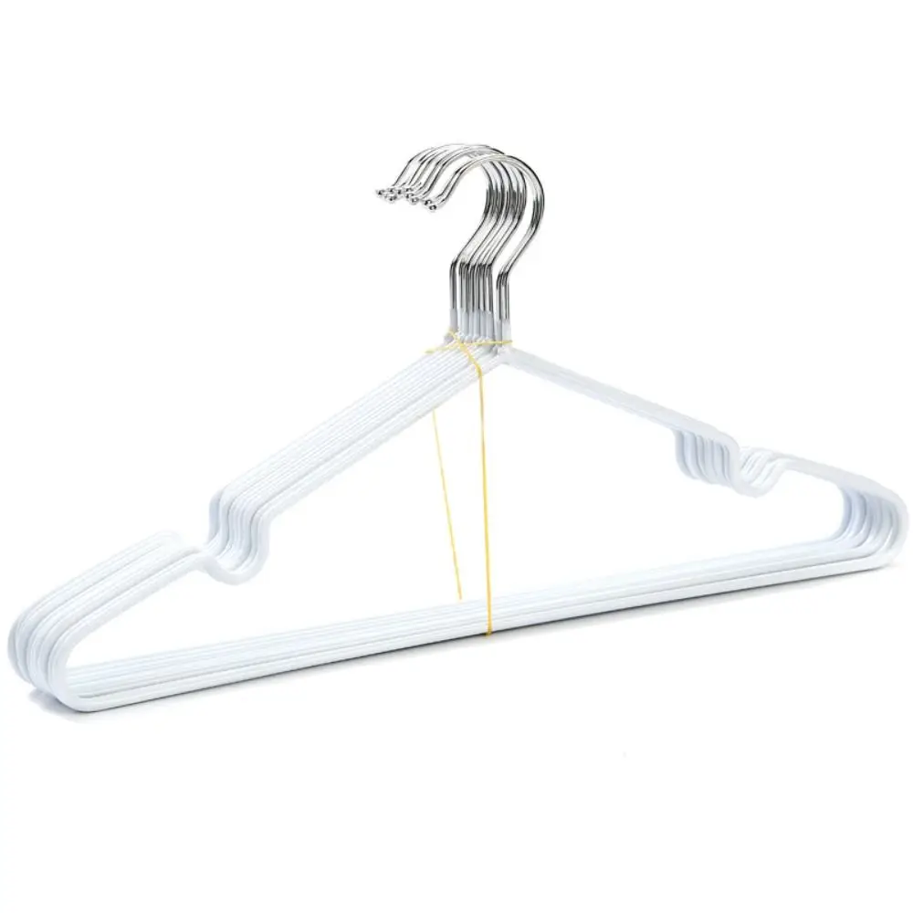 High Quality Wide Shoulders Hanger Antiskid Traceless Metal Durable Clothes Hanger Metal Bold Daily Necessities