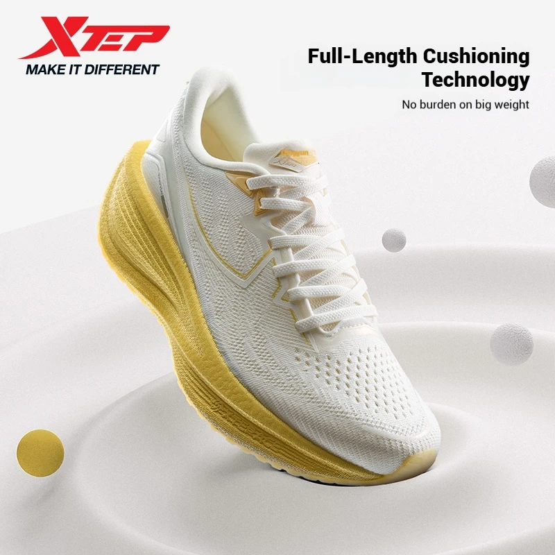 Xtep QINGYUN Running Shoes for Women 2025 Spring Lightweight Cushioned Wear-Resistant Training Professional Sneaker 975118110054