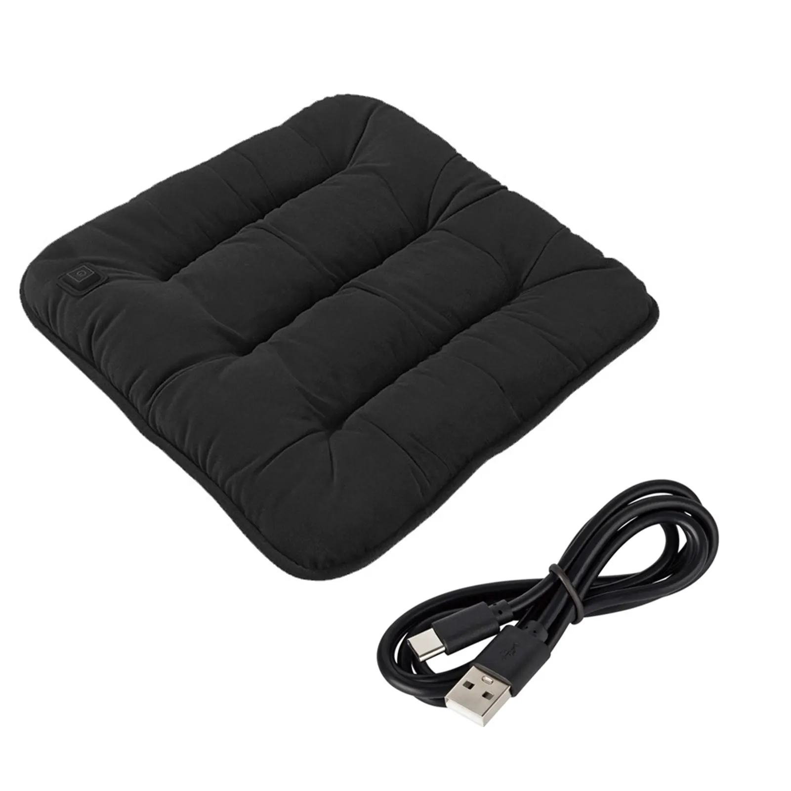 Car Home Portable Heated Seat Cushion Pad Heated Mat Seat Warmer USB Rechargeable Fasting Warmer
