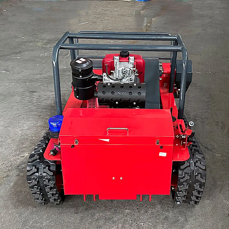 Customized Infront Wholesale Professional Grade 800mm Remote Control Lawn Mower Zero Turn Crawler Lawn Mower for Agriculture