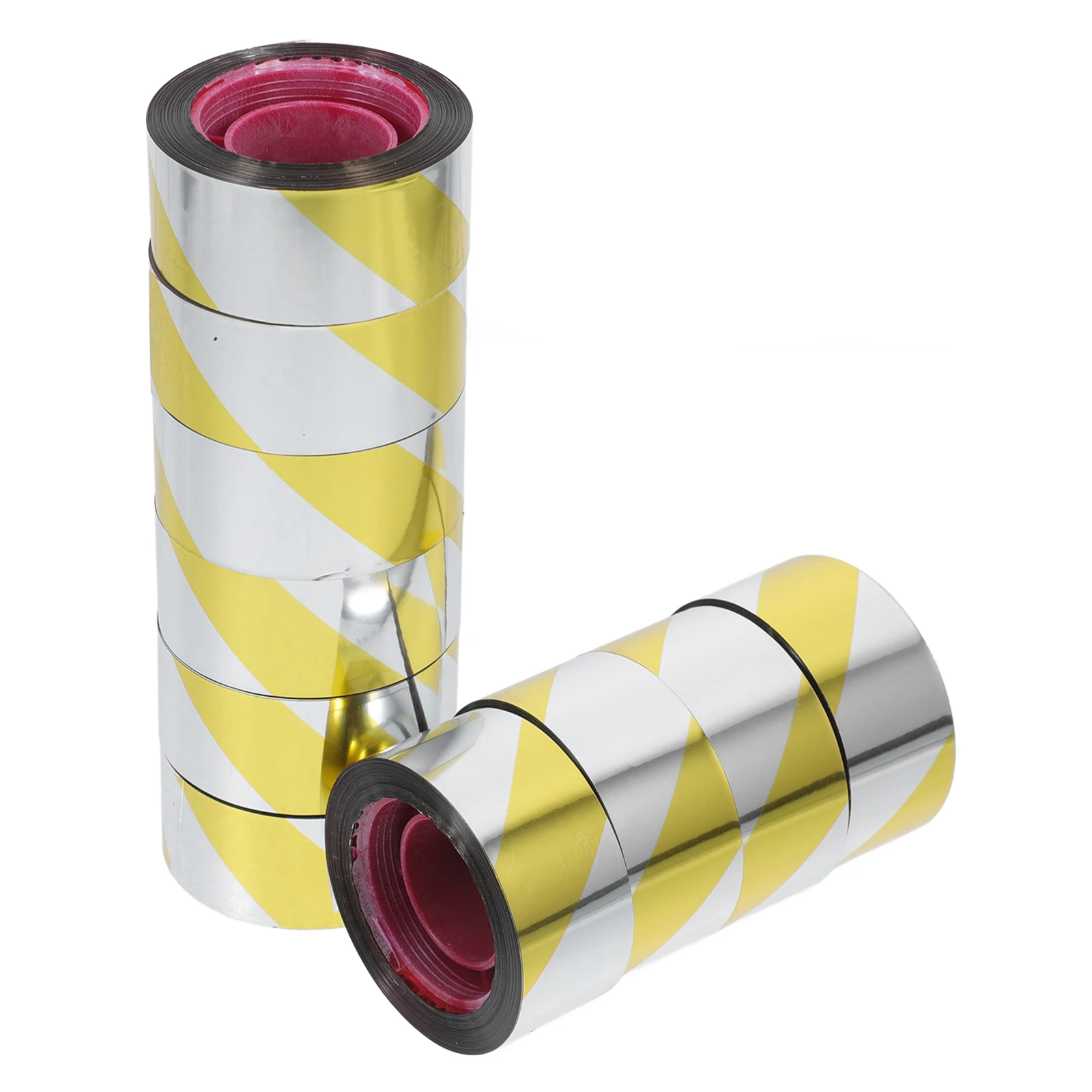 

10 Rolls Quarantine Warning Ribbon Construction Red White Stripe Fire Extinguisher Signs Yellow White Caution Tape