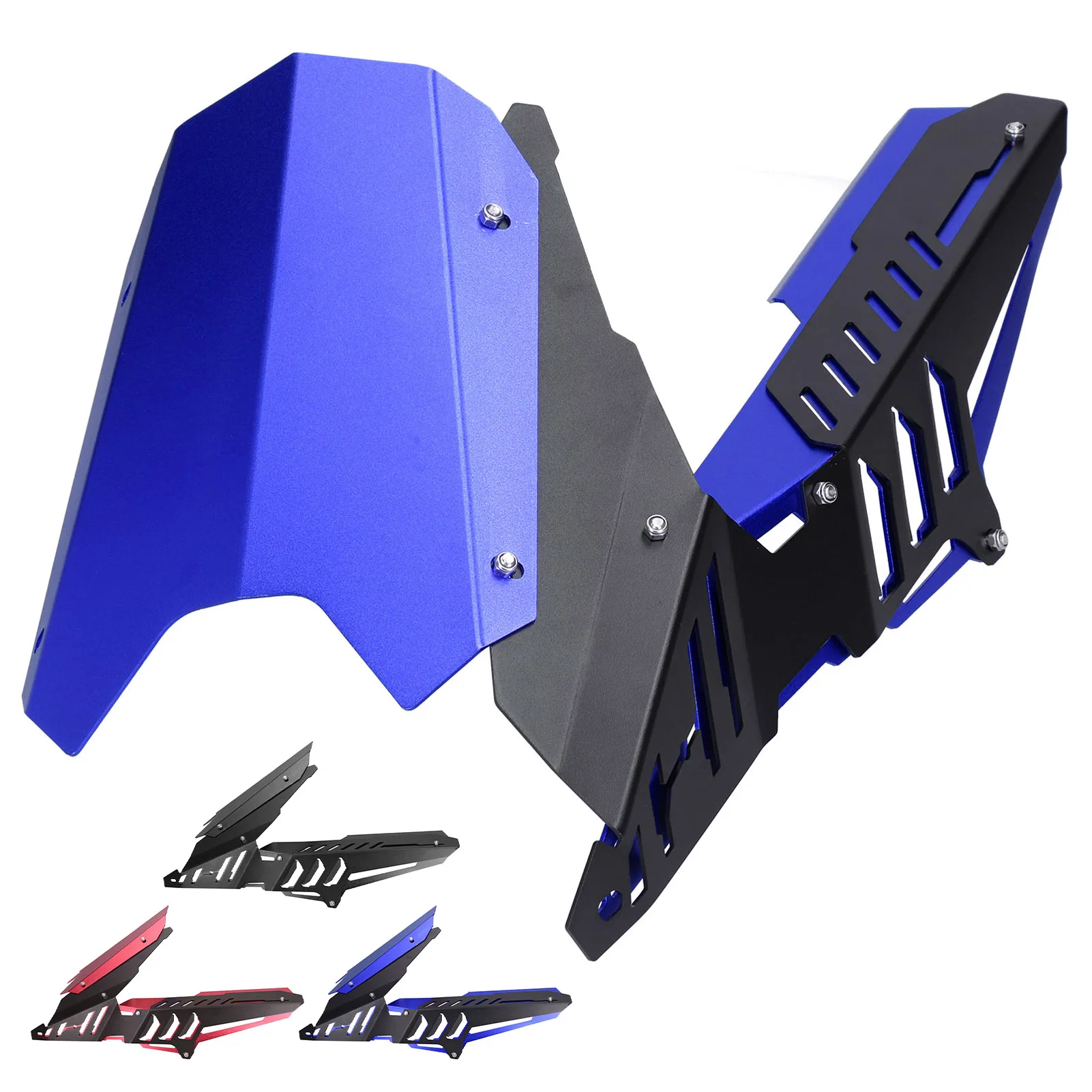 

Rear Chain Cover for Rear Fender Chain Guard Cover CNC Aluminum Alloy Fit for YZF-R25/YZF-R3/MT-25/MT-03