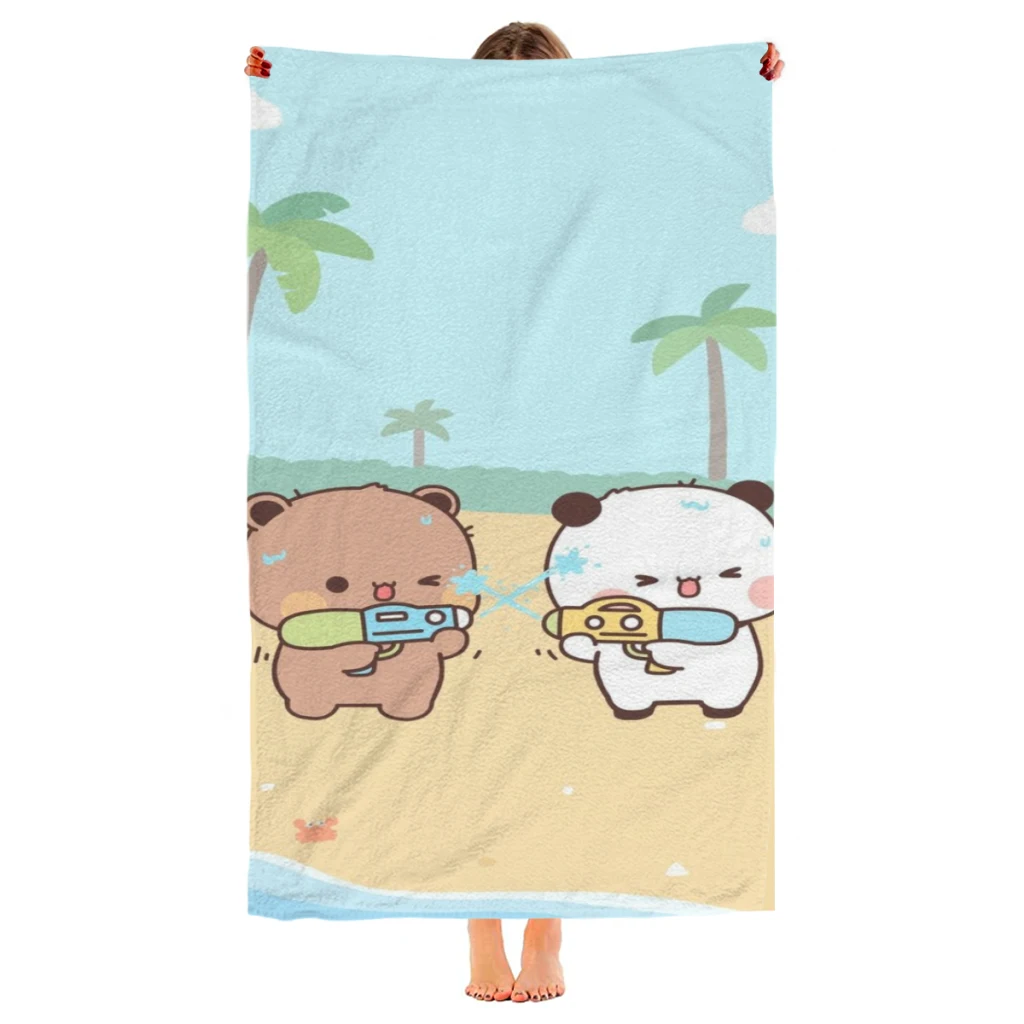 Panda Bear Hug Bubu Dudu Men Women Swim Trunks Quick Dry Beach Shorts Board Shorts Swimwear Bathing Suits